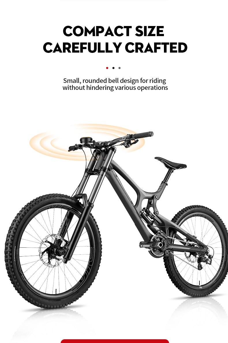 Premium Aluminum Bicycle Bell for Enhanced Safety - Crisp Sound Cycling Accessory - Korvel
