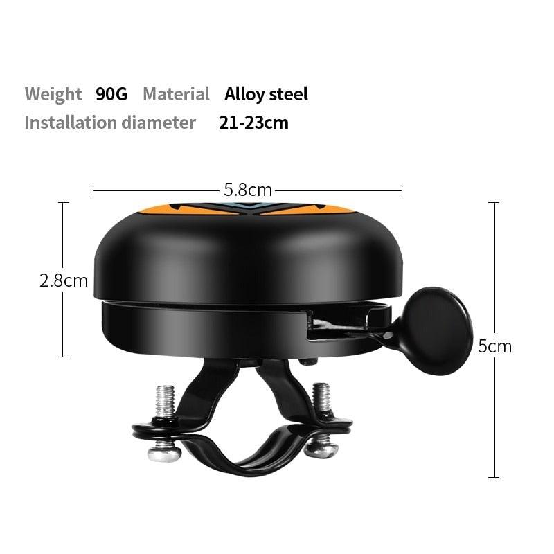 Premium Aluminum Bicycle Bell for Enhanced Safety - Crisp Sound Cycling Accessory - Korvel