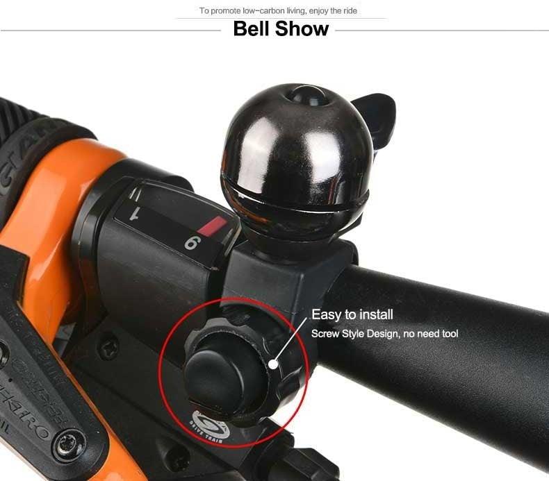 Classic Metal Bicycle Bell - Loud & Clear Cycling Horn for All Bikes - Korvel