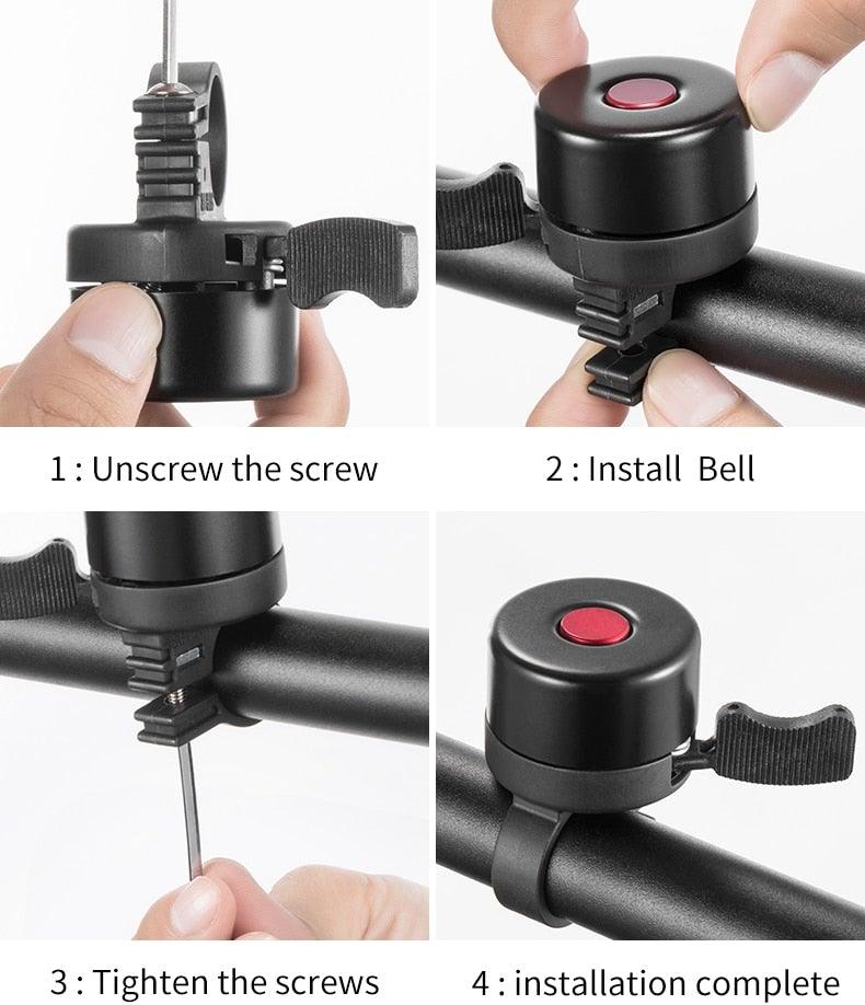 Classic Metal Bicycle Bell - Loud & Clear Cycling Horn for All Bikes - Korvel