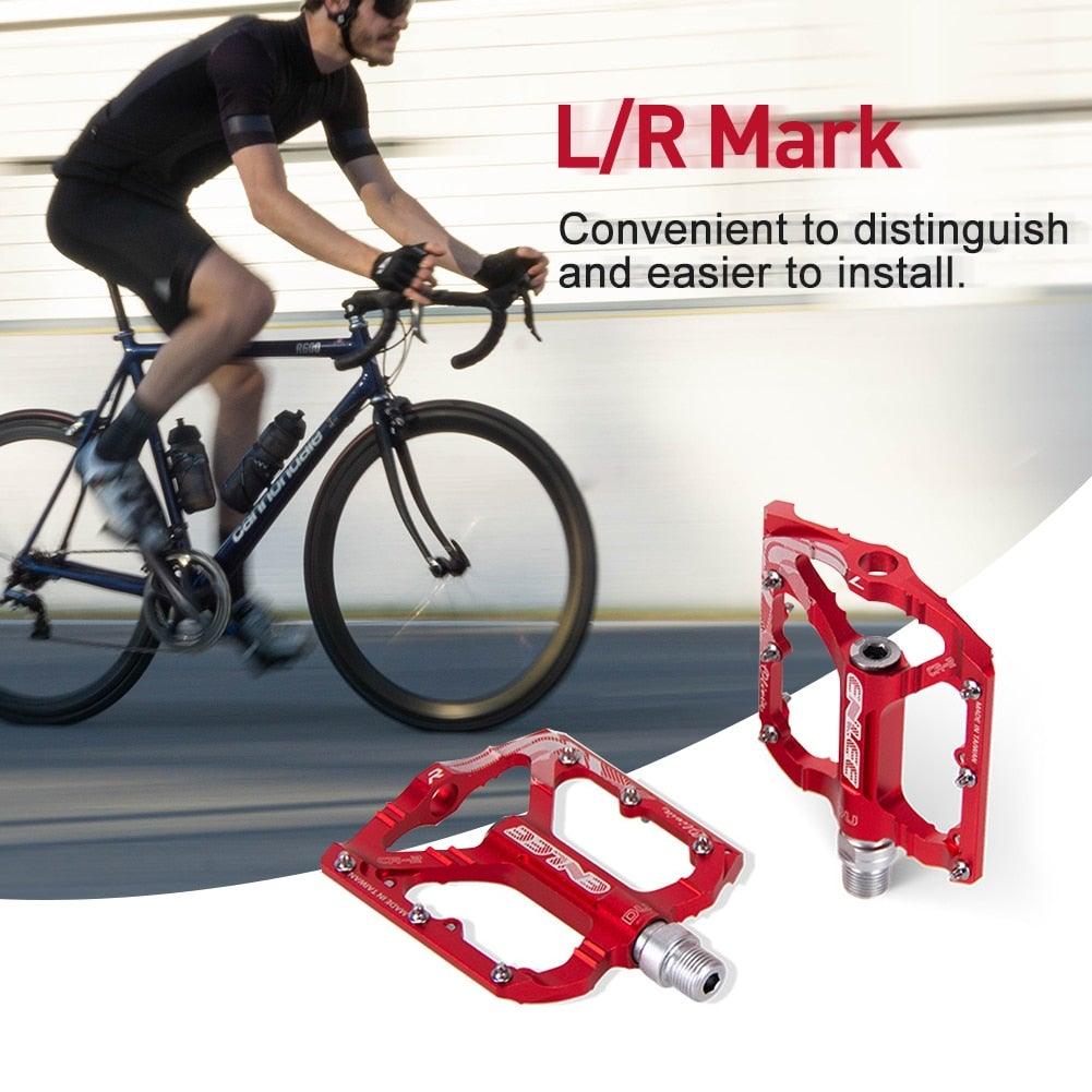 Premium CNC Aluminum Alloy Bicycle Pedals - Non-Slip Design