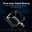 Premium CNC Aluminum Alloy Bicycle Pedals - Non-Slip Design