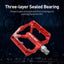 Premium CNC Aluminum Alloy Bicycle Pedals - Non-Slip Design