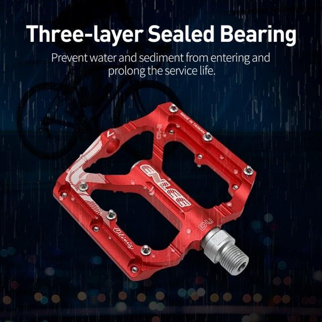 Premium CNC Aluminum Alloy Bicycle Pedals - Non-Slip Design