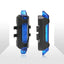 Luz trasera LED recargable por USB para bicicleta - Impermeable y brillante
