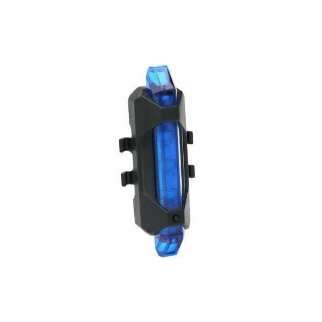 Luz trasera LED recargable por USB para bicicleta - Impermeable y brillante