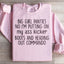 Sudadera con bragas de niña grande