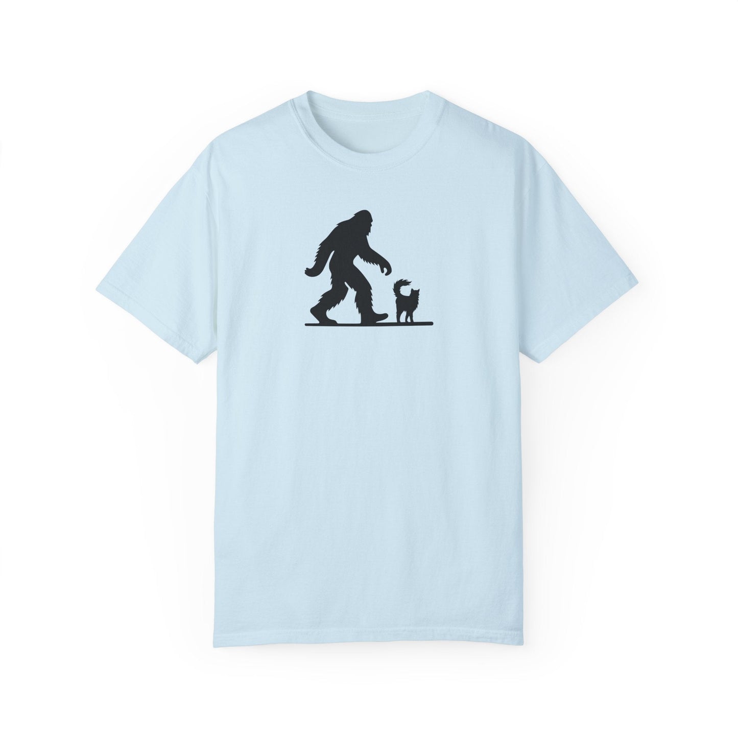 Bigfoot & Cat Unisex Vintage Wash T-Shirt - Ultimate Casual Comfort - Korvel