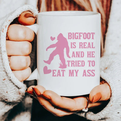 Bigfoot Is Real Ceramic Mug - 15 oz