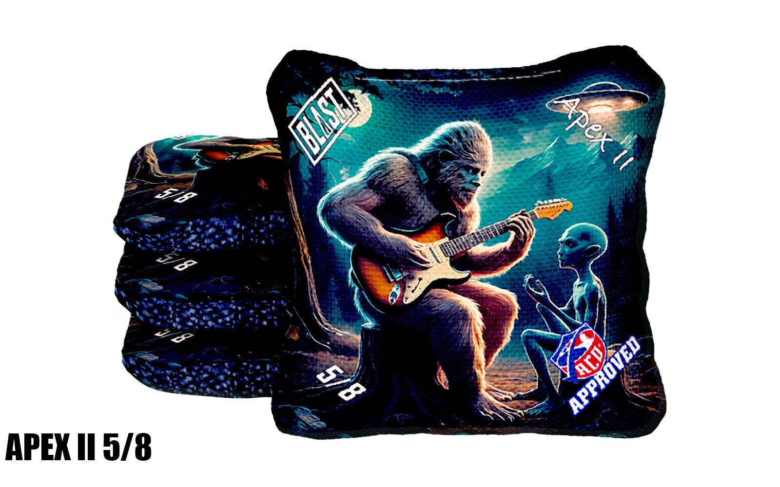 Sasquatch & Alien Apex II Pro Cornhole Bag - ACO Certified - Korvel