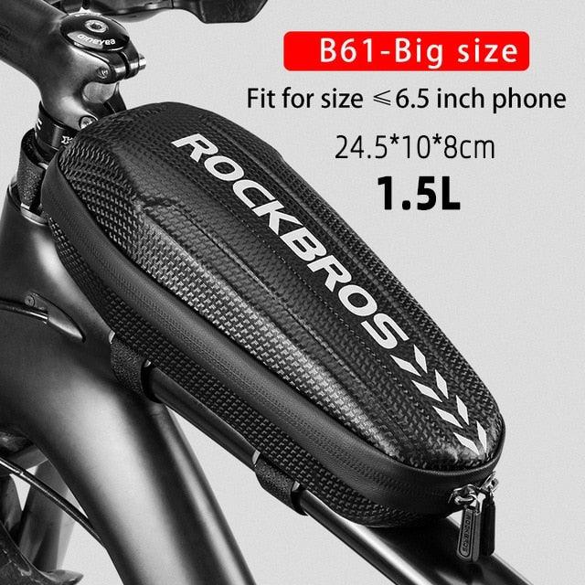 Ultralight Waterproof Bike Frame Bag with Reflective Design - Large Capacity Cycling Storage - Korvel