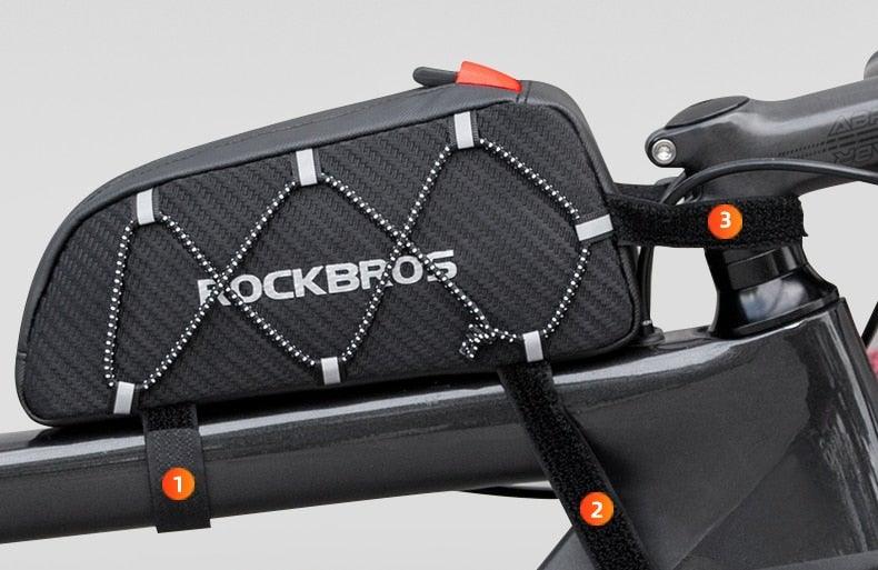Ultralight Waterproof Bike Frame Bag with Reflective Design - Large Capacity Cycling Storage - Korvel