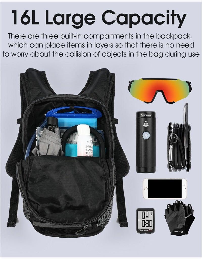 Premium Waterproof Cycling Backpack - 10L Capacity