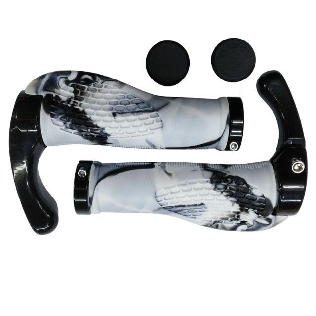 Poignées de guidon de vélo ergonomiques premium avec anneaux de verrouillage