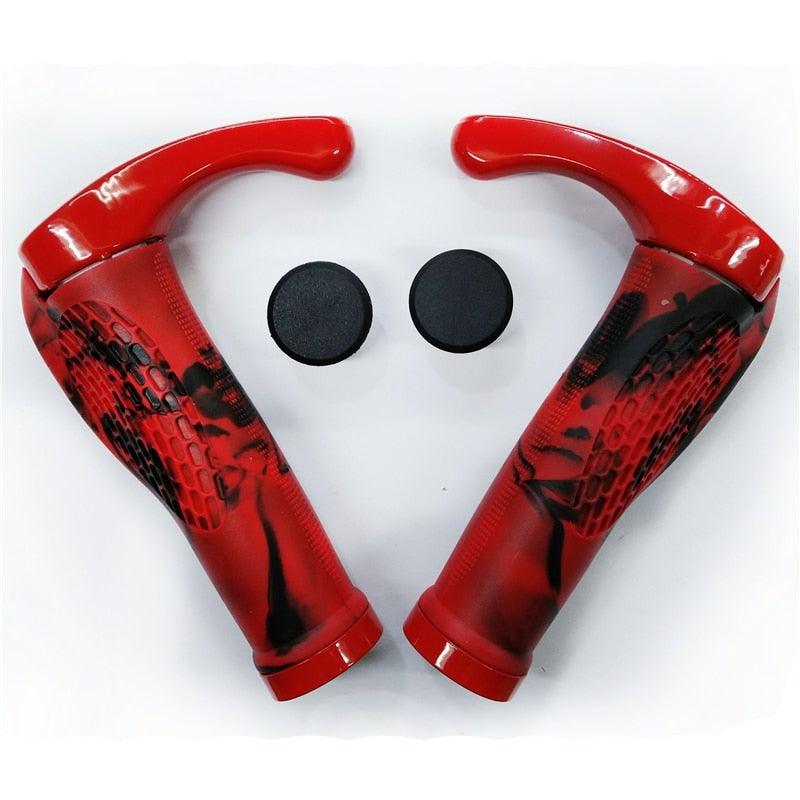 Poignées de guidon de vélo ergonomiques premium avec anneaux de verrouillage