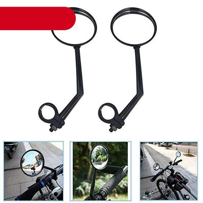 Adjustable Wide Angle Bicycle Rearview Mirror for Safe Cycling