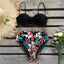 Ensemble de bikini taille haute élégant pour femmes