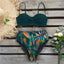 Ensemble de bikini taille haute élégant pour femmes