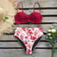 Ensemble de bikini taille haute élégant pour femmes