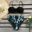Ensemble de bikini taille haute élégant pour femmes