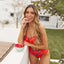 Ensemble de bikini taille haute élégant pour femmes