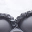High Cut Solid Bikini Set with Underwire and Leopard Print