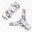 High Cut Solid Bikini Set with Underwire and Leopard Print