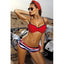 Ensemble de bikini élégant en trois pièces avec bretelles tressées