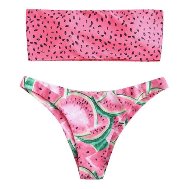Elegant Low Waist Push-Up Bikini Set for Women