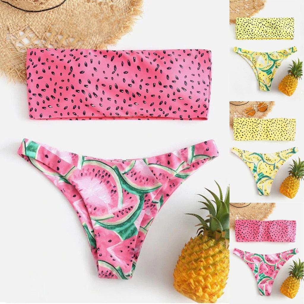 Elegant Low Waist Push-Up Bikini Set for Women