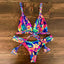 Ensemble de bikini push-up à imprimé floral pour femmes