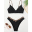 Ensemble de bikini push-up à imprimé floral pour femmes