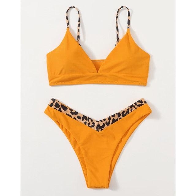 Ensemble de bikini push-up à imprimé floral pour femmes
