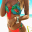 Ensemble de bikini push-up à imprimé floral pour femmes