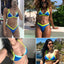 Conjunto de Bikini Sólido Elegante para Mujeres - Ropa de Baño de Verano