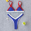 Conjunto de Bikini Sólido Elegante para Mujeres - Ropa de Baño de Verano