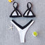 Conjunto de Bikini Sólido Elegante para Mujeres - Ropa de Baño de Verano