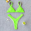 Conjunto de Bikini Sólido Elegante para Mujeres - Ropa de Baño de Verano