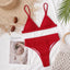 Conjunto de Bikini Elegante de Cintura Alta para Mujeres