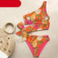 Ensemble de bikini push-up à une épaule pour femmes