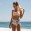 Ensemble de bikini push-up à une épaule pour femmes