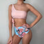 Ensemble de bikini push-up à une épaule pour femmes