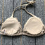 Ensemble de bikini solide à fleurs 3D élégant pour femmes