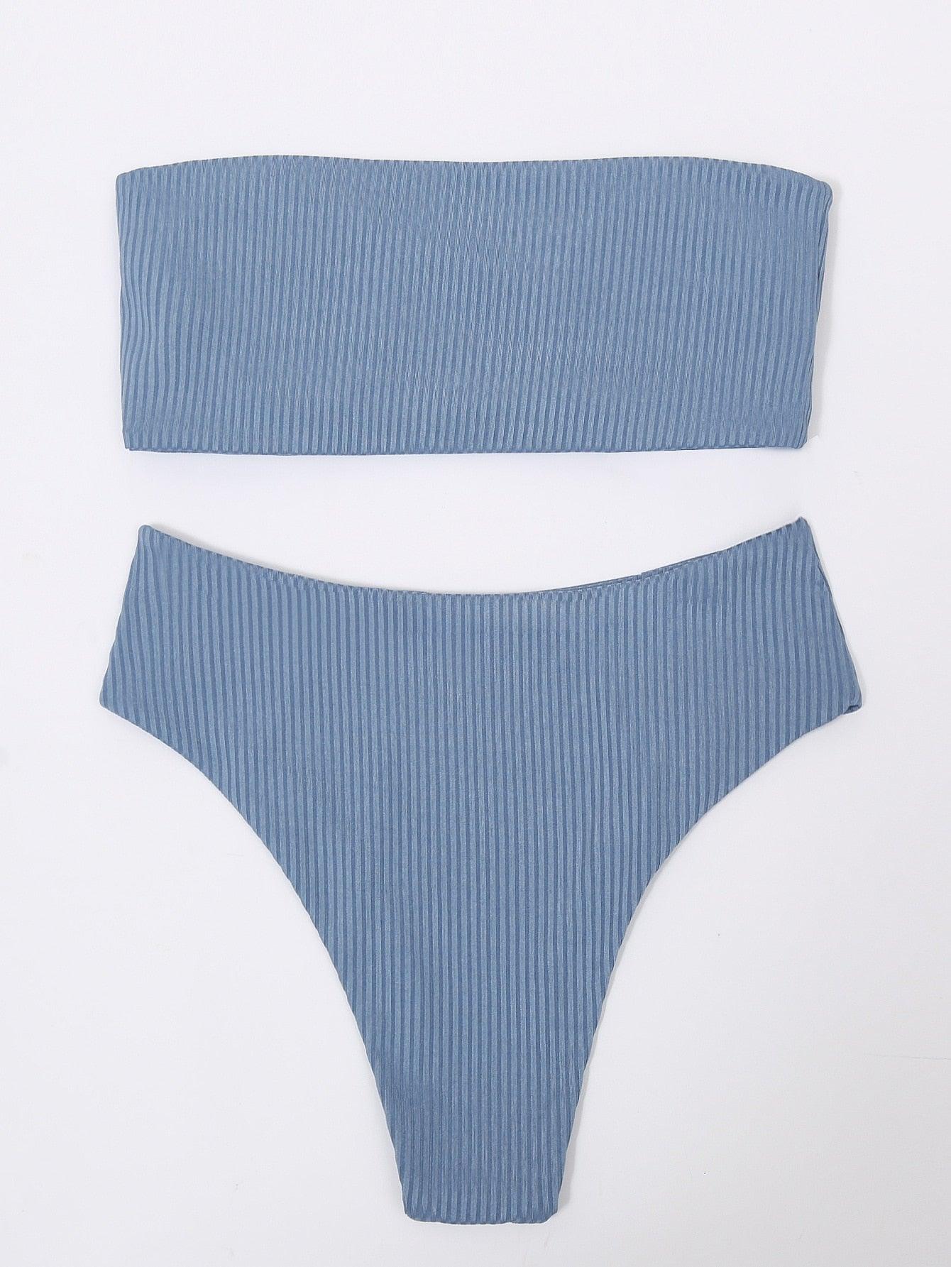 Conjunto de Bikini Elegante con Push-Up para Mujeres