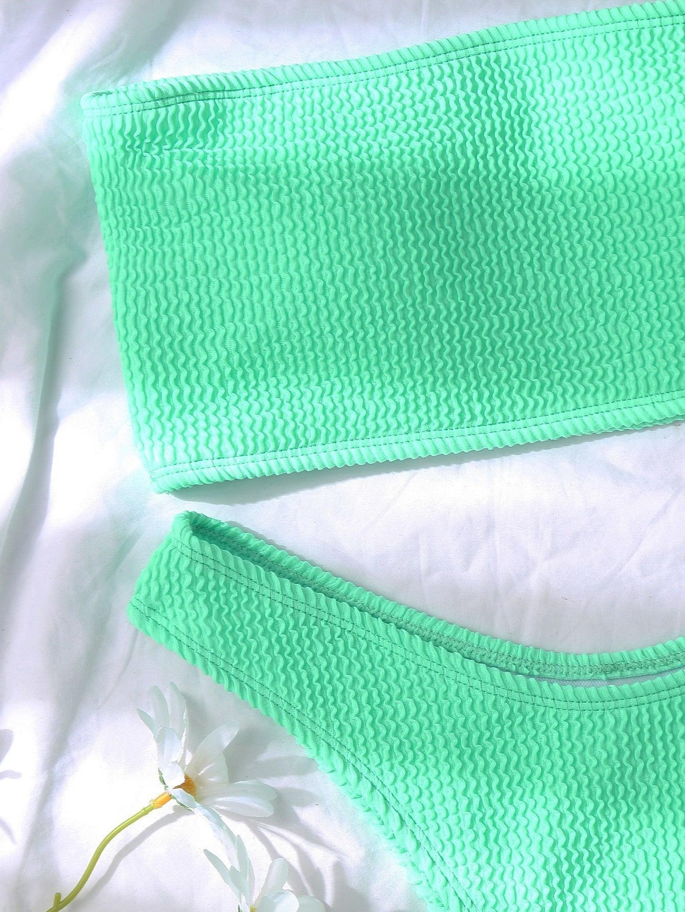 Conjunto de Bikini Elegante con Push-Up para Mujeres