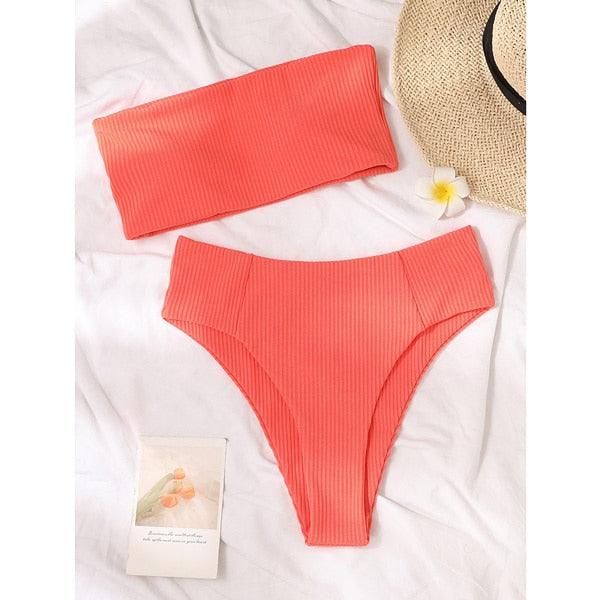 Conjunto de Bikini Elegante con Push-Up para Mujeres