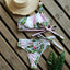 Ensemble de bikini taille haute à une épaule élégant pour femmes