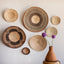 Art mural Binga en brun et naturel