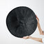 Hand-Painted Black Binga Flat Basket Set