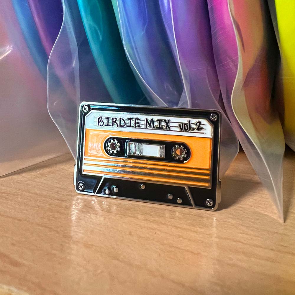 Épinglette Cassette Birdie Mix - Support Métallique Verrouillant